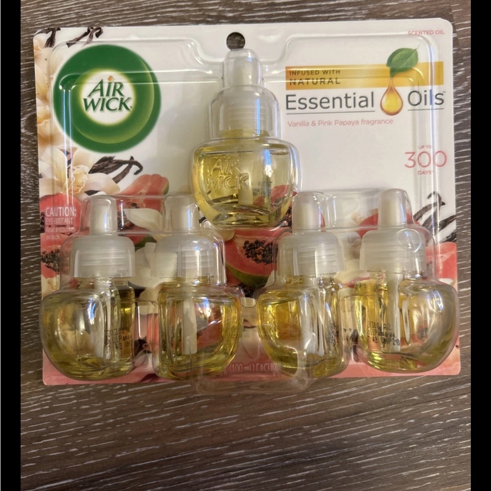 💜Air Wick Essential Oils Refill - Vanilla & Pink Papaya